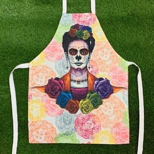 Catrina Frida Kahlo apron mandil